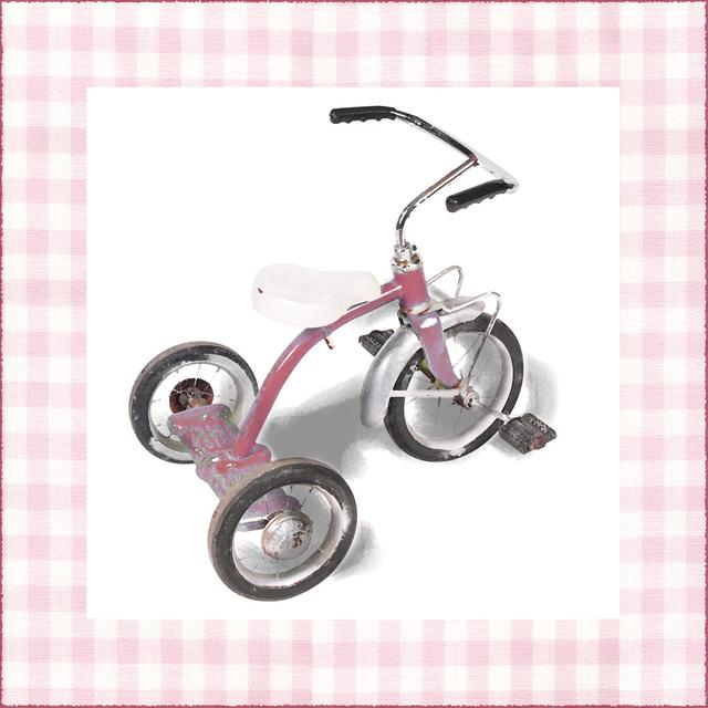 Kristas Tricycle Marlow Home Co. Size: 122cm H x 122cm W x 3.8cm D on Productcaster.