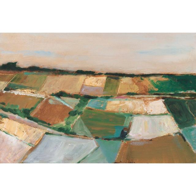 Pastel Fields I by Ethan Harper - Wrapped Canvas Painting Print Rosalind Wheeler Size: 81cm H x 122cm W on Productcaster.