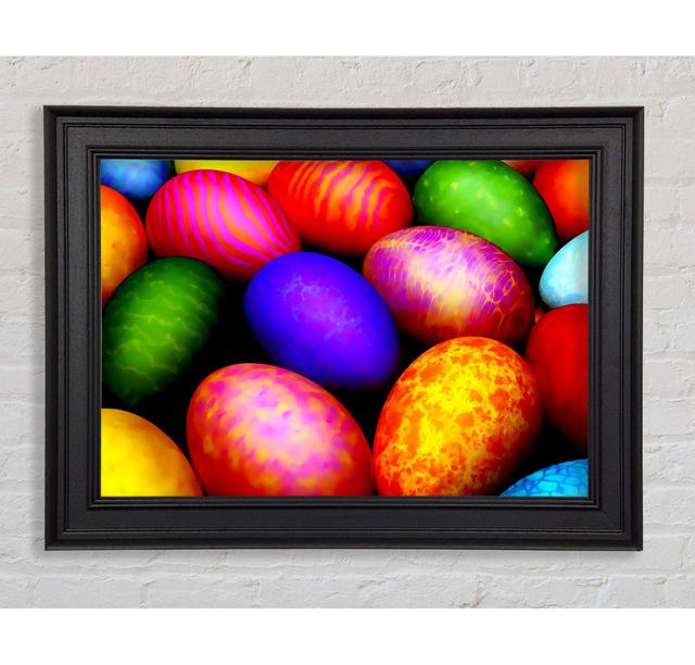 Easter Egg Hunt - Single Picture Frame Art Prints Ebern Designs Size: 42cm H x 59.7cm W x 8cm D on Productcaster.