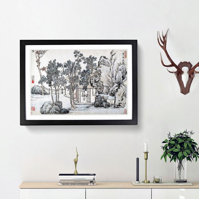 The Cassia Grove by Wen Zhengming - Picture Frame Painting Print East Urban Home Frame Option: Black Framed, Size: 27cm H x 36cm W x 2cm D on Productcaster.