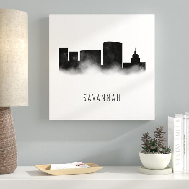 Savannah Watercolour - Graphic Art Print East Urban Home Size: 61cm H x 61cm W x 4cm D, Format: Wrapped Canvas on Productcaster.