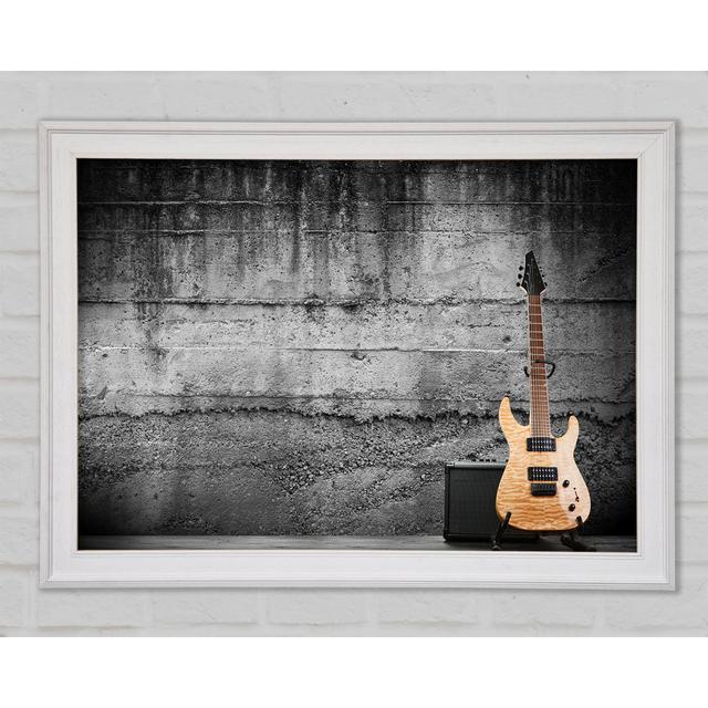 Metal Gitarre Grunge - Druck Williston Forge Größe: 42 cm H x 59,7 cm B x 1,5 cm T on Productcaster.