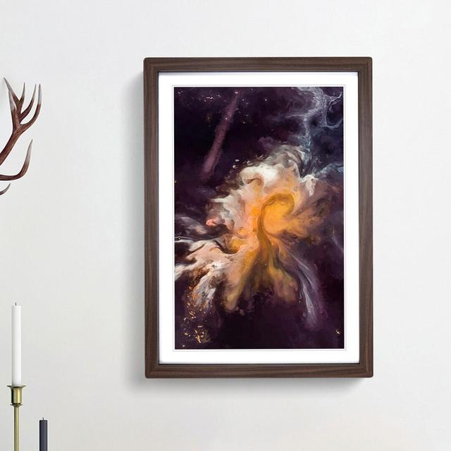 Universe in Abstract Vol.19 - Picture Frame Graphic Art Print East Urban Home Size: 48cm H x 36cm W x 2cm D, Frame Option: Walnut Framed on Productcaster.