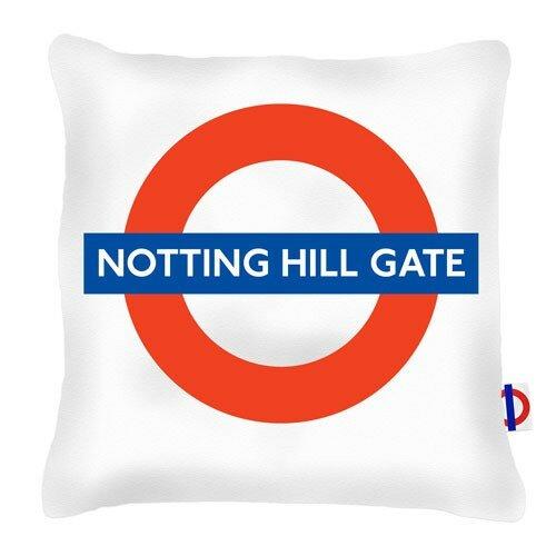 Notting Hill Gate Tube Station London Transport Cushion London Transport on Productcaster.