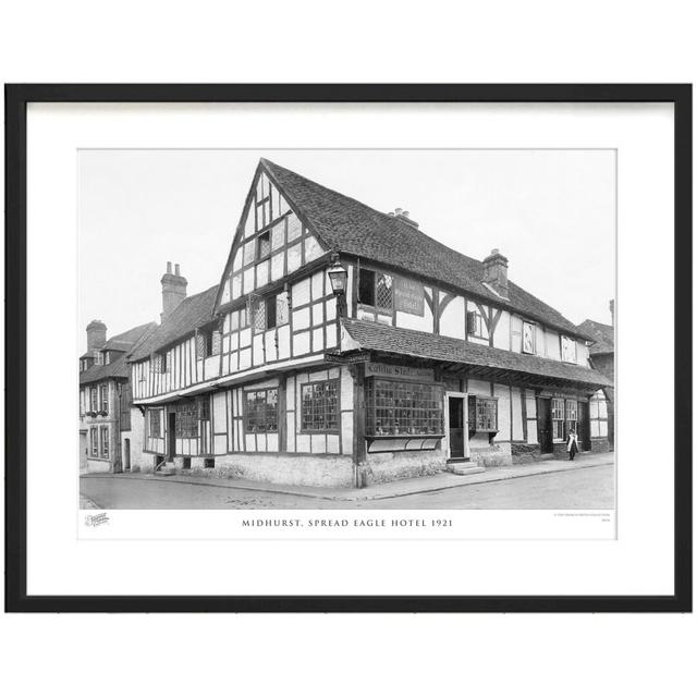 'Midhurst, Spread Eagle Hotel 1921' by Francis Frith - Picture Frame Photograph Print on Paper The Francis Frith Collection Size: 45cm H x 60cm W x 2. on Productcaster.