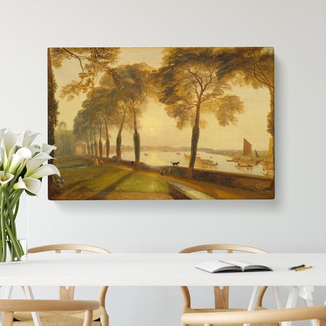 Mortlake Terrace by Joseph Mallord William Turner - Wrapped Canvas Painting East Urban Home Size: 35cm H x 50cm W x 3cm D on Productcaster.