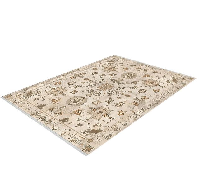 Teppich Colm in Braun/Beige/Cremefarben Langley Street Teppichgröße: Läufer, 100 x 600 cm on Productcaster.