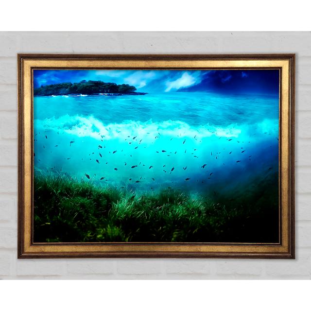 World Of Sea - Print Highland Dunes Size: 84.1cm H x 118.9cm W on Productcaster.