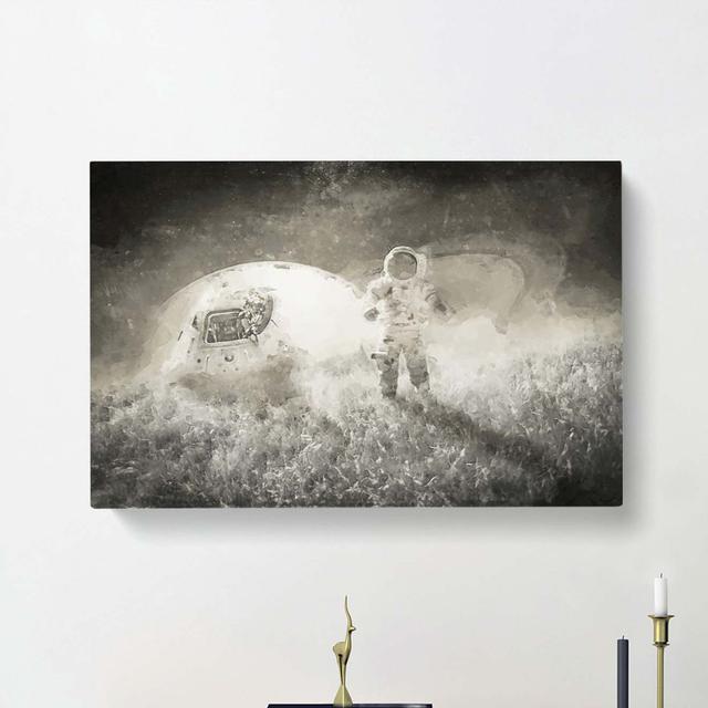 Space Travel In Abstract - Wrapped Canvas Print East Urban Home Size: 60cm H x 91cm W x 3cm D on Productcaster.