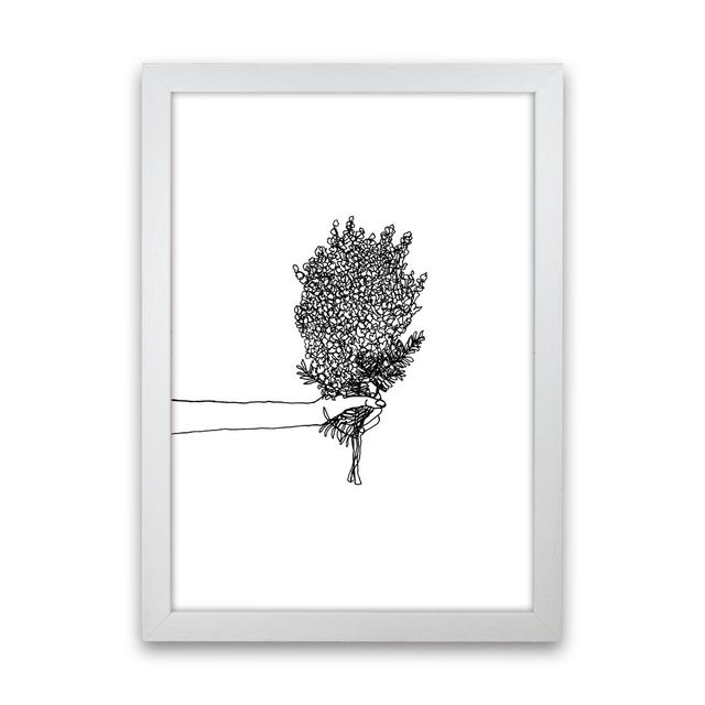 Flower Bunch by Carissa Tanton - Print Ophelia & Co. Frame Option: White Framed, Size: 63cm H x 46cm W x 3cm D on Productcaster.