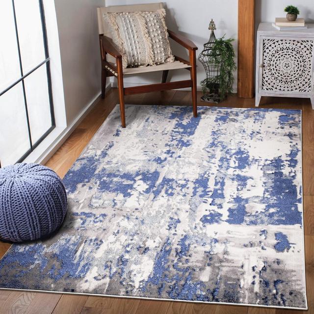 Chatalina Abstract Area Rug Borough Wharf Rug Size: Rectangle 80 x 150cm on Productcaster.