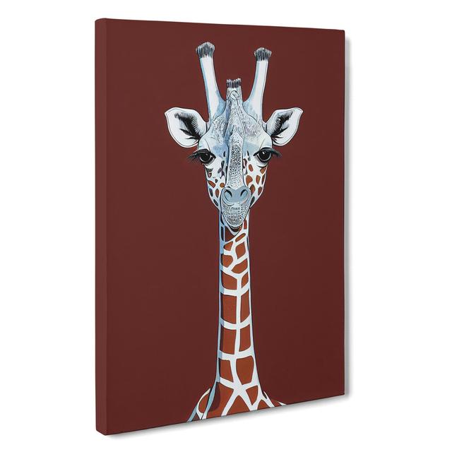 Unique Giraffe - Wrapped Canvas Print Latitude Vive Size: 76cm H x 50cm W x 3cm D on Productcaster.