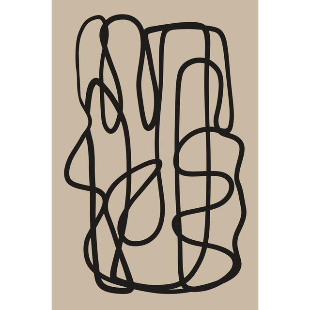 Squiggle II Ivy Bronx Size: 122cm H x 81cm W x 3.8cm D on Productcaster.