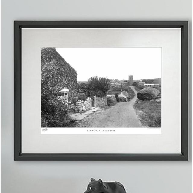 Zennor, Village 1928 by Francis Frith - Single Picture Frame Print The Francis Frith Collection Size: 60cm H x 80cm W x 2.3cm D on Productcaster.