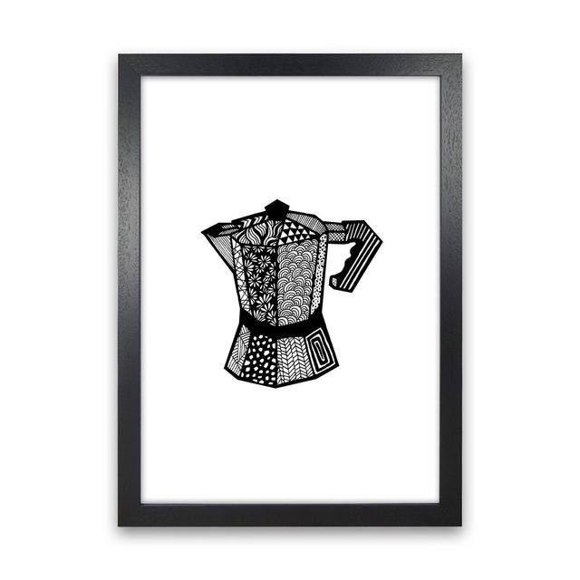 Macchinetta by Carissa Tanton - Print Ophelia & Co. Frame Option: Black Framed, Size: 46cm H x 34cm W x 3cm D on Productcaster.