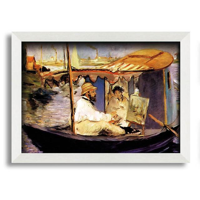 Dans Son Bateau Atelier 1874 - Single Picture Frame Art Prints Ophelia & Co. Size: 29.7cm H x 42cm W x 10cm D on Productcaster.