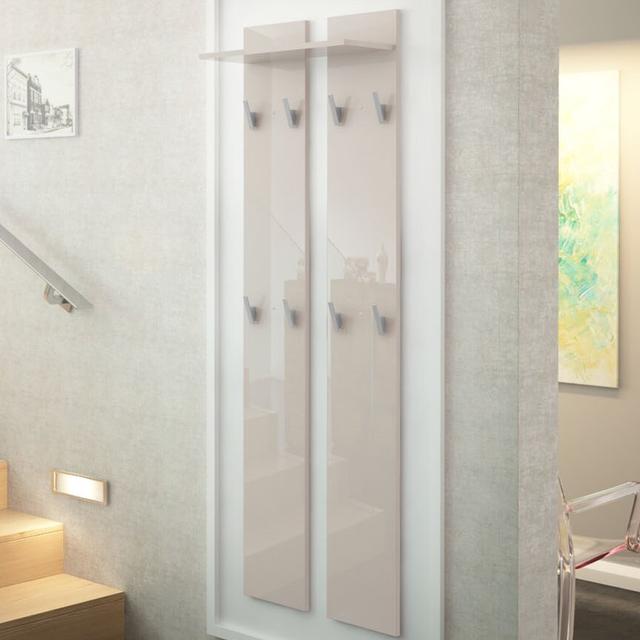 Wandgarderobe Mayville Metro Lane Farbe: Sandgrau (hochglanz) on Productcaster.