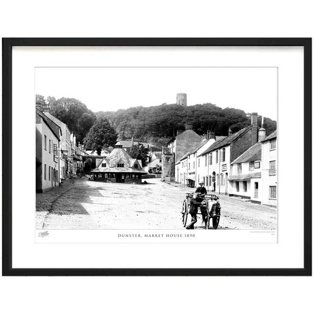 'Dunster, Market House 1890' - Picture Frame Photograph Print on Paper The Francis Frith Collection Size: 45cm H x 60cm W x 2.3cm D on Productcaster.