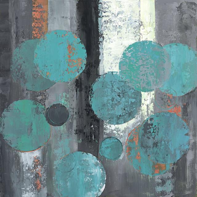 Spherical Flow II by Julie Joy - Wrapped Canvas Painting Ivy Bronx Size: 51cm H x 51cm W on Productcaster.