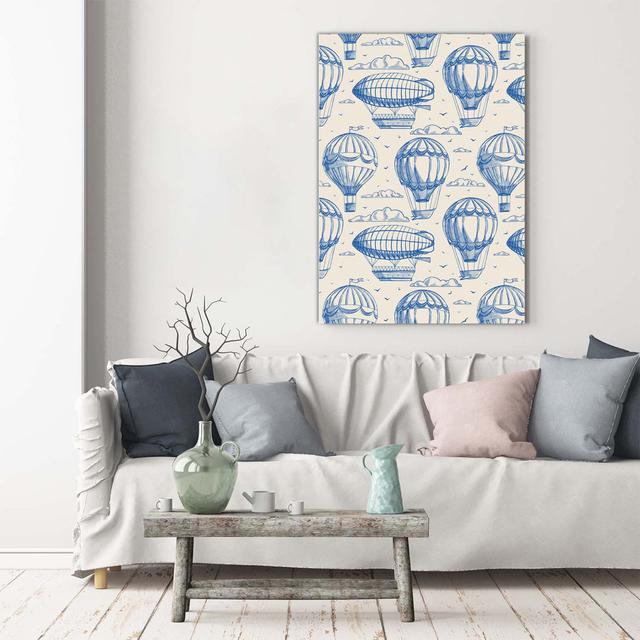 Airships and Balloons - Wrapped Canvas Art Prints Rosalind Wheeler on Productcaster.