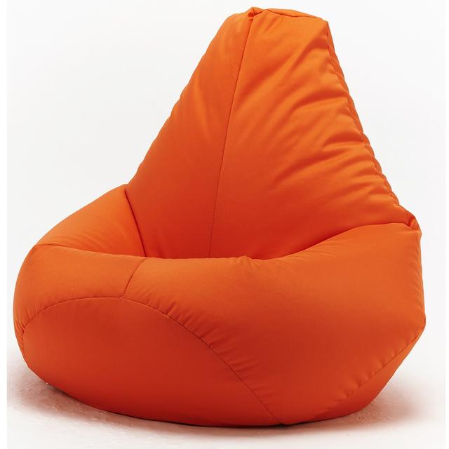 Seater Outdoor Friendly Bean Bag Chair Latitude Run Colour: Orange on Productcaster.