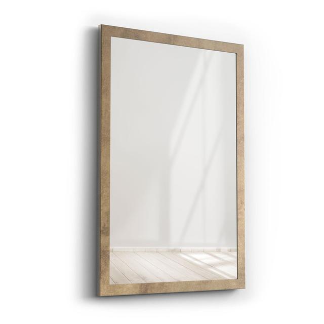 Chesterland Rectangle Wall Mirror Brambly Cottage Size: 75cm H x 105cm W on Productcaster.