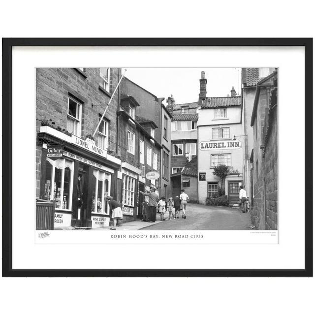 'Robin Hood's Bay, New Road C1955' by Francis Frith - Picture Frame Photograph Print on Paper The Francis Frith Collection Size: 45cm H x 60cm W x 2.3 on Productcaster.