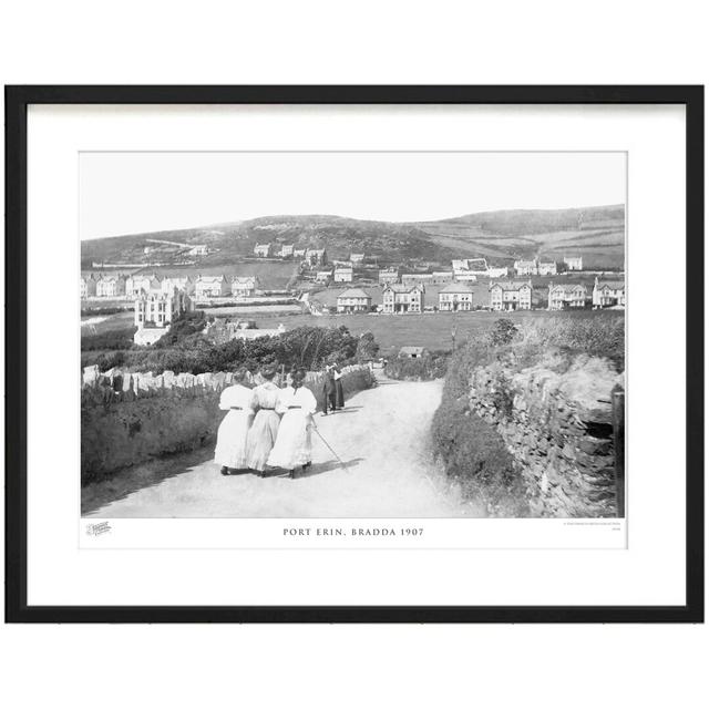 'Port Erin, Bradda 1907' by Francis Frith - Picture Frame Photograph Print on Paper The Francis Frith Collection Size: 40cm H x 50cm W x 2.3cm D on Productcaster.