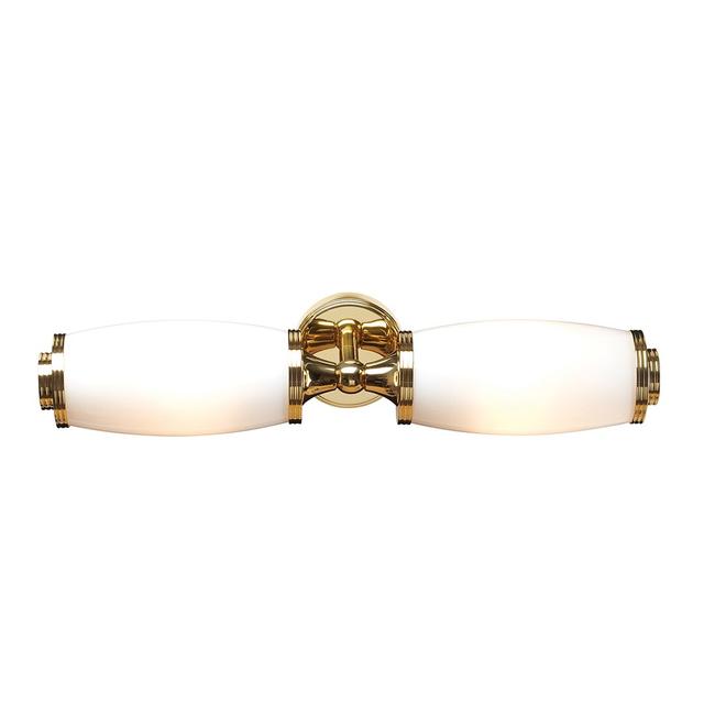 Excelsior 2 - Light Dimmable Vanity Light Canora Grey Fixture Finish: Polished Brass on Productcaster.