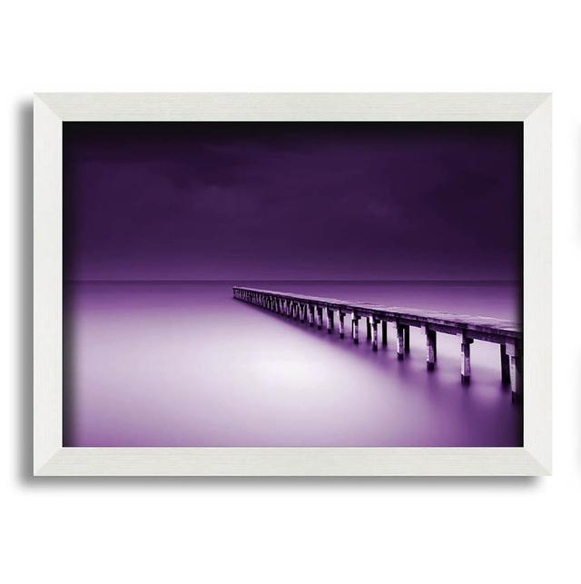 Dolans Purple Calm - Single Picture Frame Art Prints Latitude Run Size: 21cm H x 29.7cm W x 10cm D on Productcaster.