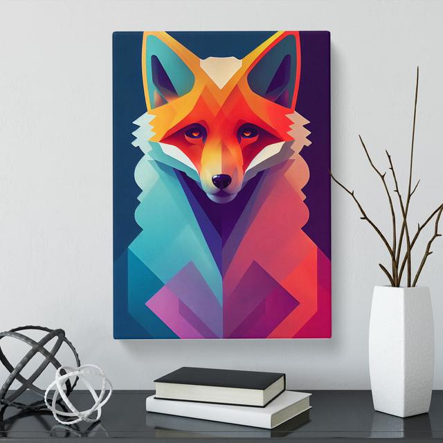 Fox Unique Abstract Vol.1 - Wrapped Canvas Graphic Art Alpen Home Size: 50cm H x 35cm W x 3cm D on Productcaster.