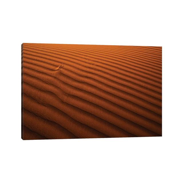 Golden Lines - Wrapped Canvas Painting Natur Pur Size: 20.32cm H x 30.48cm W x 1.905cm D on Productcaster.