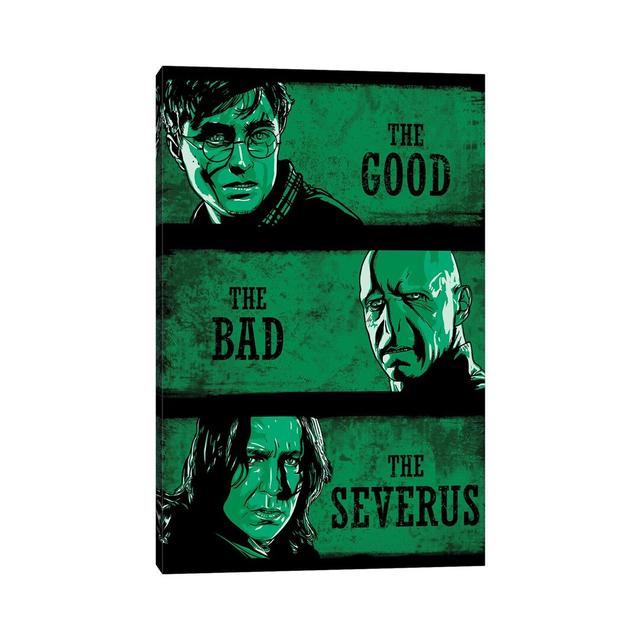 Leinwandbild The Good the Bad and the Severus Harry Potter Format: Leinwandbild, Größe: 101,06 cm H x 66,04 cm B x 1,91 cm T on Productcaster.