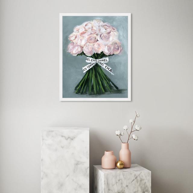 French Luxury Flowers - Picture Frame Graphic Art Oliver Gal Format: White Framed, Size: 76.2cm H x 60.96cm W on Productcaster.