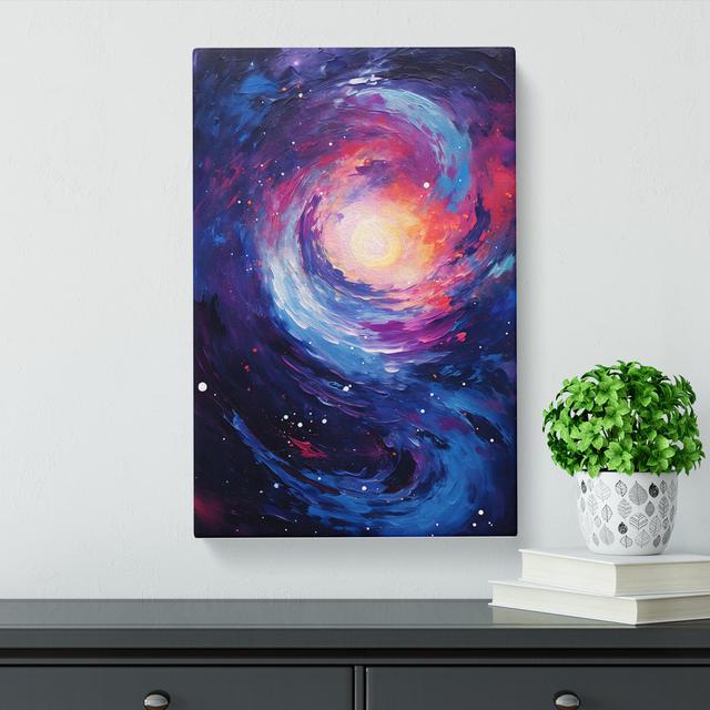 Galaxy Action - Wrapped Canvas Art Prints Metro Lane Size: 50cm H x 35cm W x 3cm D on Productcaster.