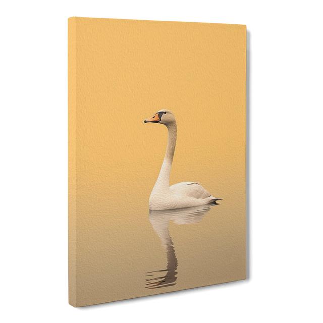 Goose Minimalism - Art Prints Brambly Cottage Size: 60cm H x 40cm W x 3cm D on Productcaster.