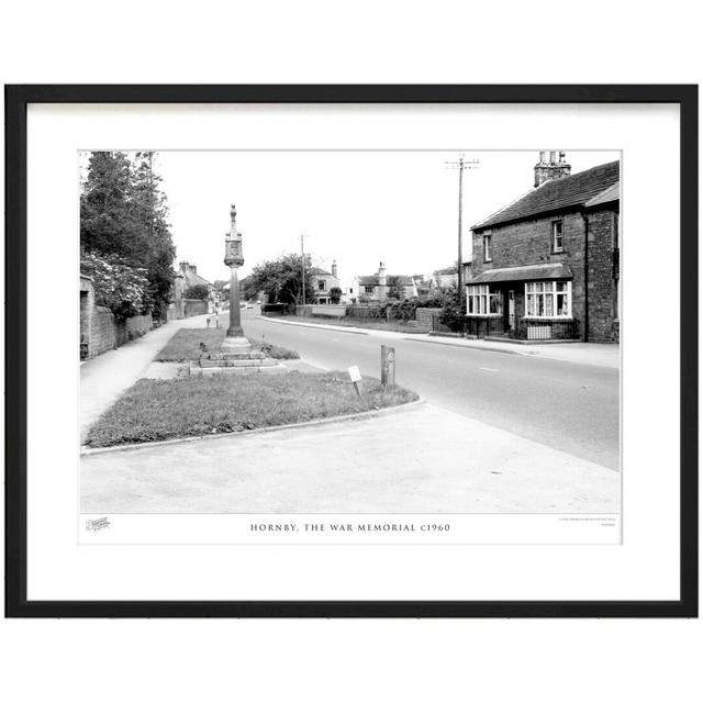 Hornby, The War Memorial C1960 - Single Picture Frame Print The Francis Frith Collection Size: 60cm H x 80cm W x 2.3cm D on Productcaster.