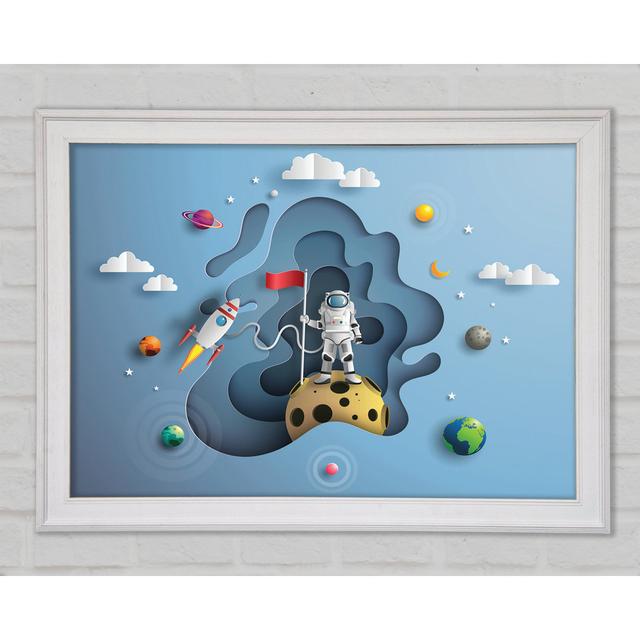 The Outer Space Adventure Framed Print Isabelle & Max Size: 29.7cm H x 42cm W x 1.5cm D on Productcaster.