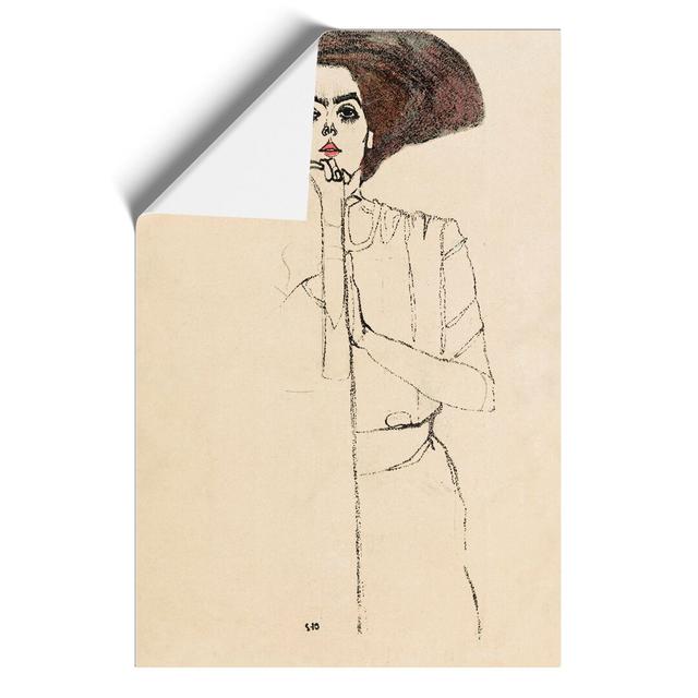 Portrait Of A Woman Vol.1 by Egon Schiele - No Frame Painting East Urban Home Size: 59cm H x 42cm W x 0.1cm D on Productcaster.