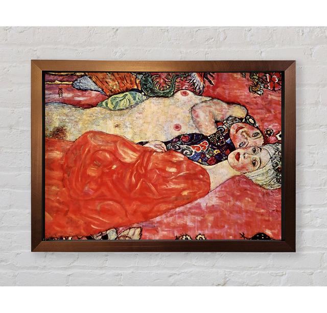 Klimt Female Act - Single Picture Frame Art Prints Bright Star Size: 100cm H x 141.4cm W x 3.4cm D on Productcaster.