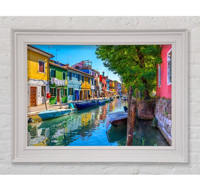 The Boats in the Village - Single Picture Frame Print Breakwater Bay Size: 84.1cm H x 142.2cm W on Productcaster.