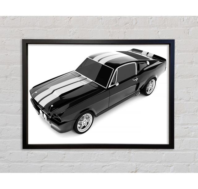 Mustang 8 Framed Print Bright Star Size: 100cm H x 141.4cm W x 3.3cm D on Productcaster.