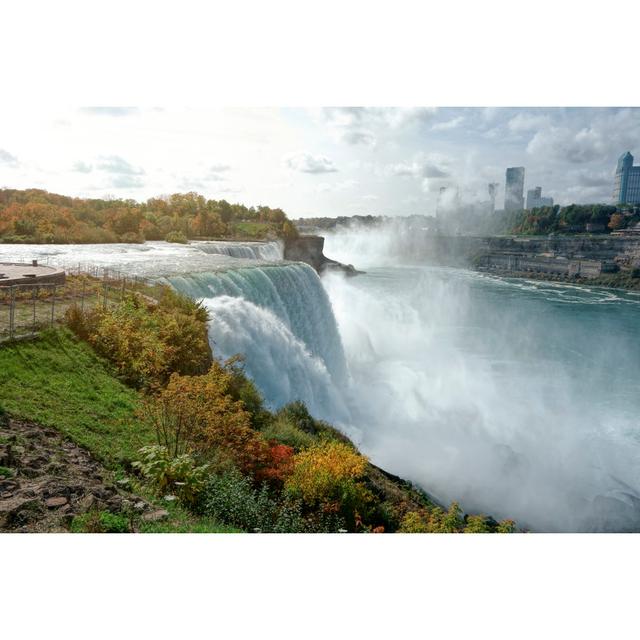 Niagara Falls by Gerenme - No Frame Art Prints on Canvas Alpen Home Size: 81cm H x 122cm W on Productcaster.