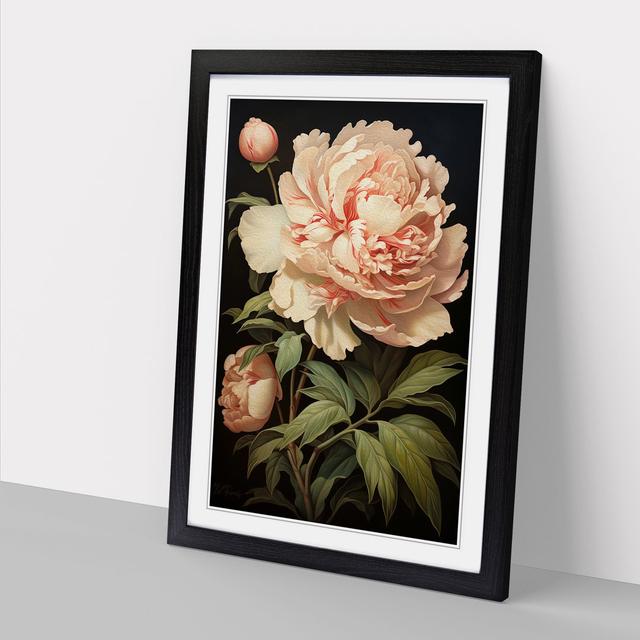 Single Picture Frame Art Prints on Wood Marlow Home Co. Size: 64cm H x 46cm W x 2cm D, Frame Colour: Black on Productcaster.