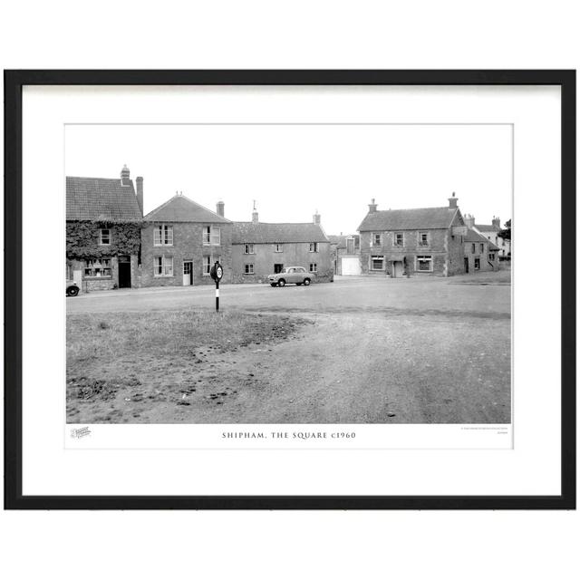 'Shipham, the Square C1960' - Picture Frame Photograph Print on Paper The Francis Frith Collection Size: 28cm H x 36cm W x 2.3cm D on Productcaster.