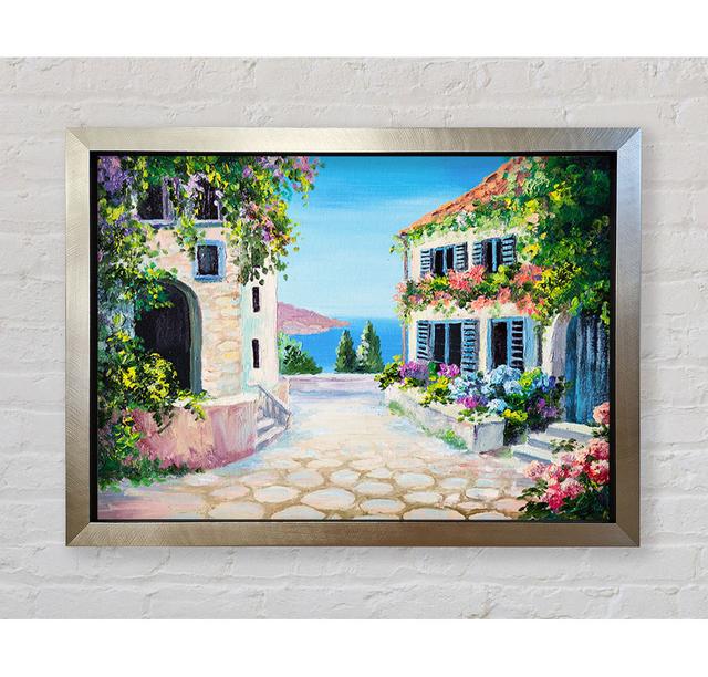 Italy By The Sea - Single Picture Frame Art Prints Ebern Designs Size: 42cm H x 59.7cm W on Productcaster.