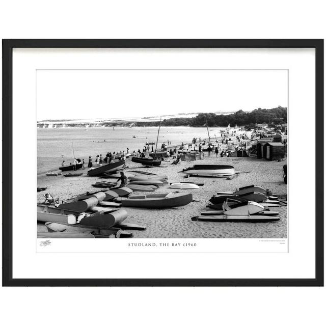 'Studland, the Bay C1960' by Francis Frith - Picture Frame Photograph Print on Paper The Francis Frith Collection Size: 60cm H x 80cm W x 2.3cm D on Productcaster.