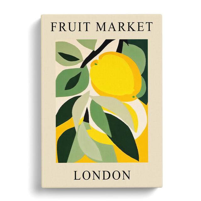 Lemon London Fruit Market George Oliver Size: 50cm H x 35cm W x 3cm D on Productcaster.