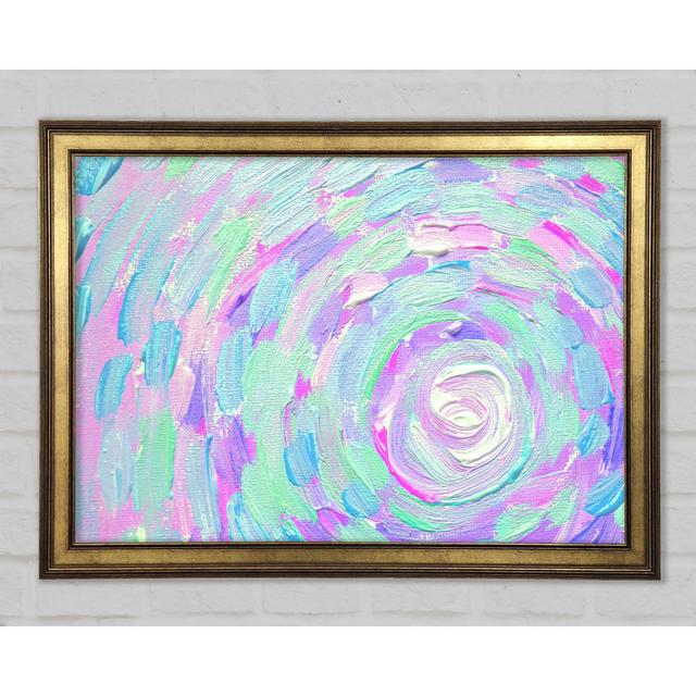 Swirl Of Strokes Framed Print Ivy Bronx Size: 21cm H x 29.7cm W x 1.5cm D on Productcaster.