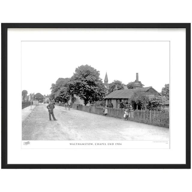 'Walthamstow, Chapel End 1904' by Francis Frith - Picture Frame Photograph Print on Paper The Francis Frith Collection Size: 45cm H x 60cm W x 2.3cm D on Productcaster.